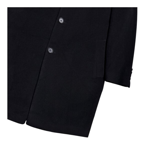 CALVIN KLEIN Wool & Cashmere Luxury Winter Casual Long Trench Pea Coat Men Large - Picture 7 of 7